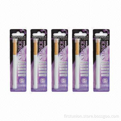 Disposable Electronic Cigarette Blister Cards/Color Box Packed with 340mAh Battery Capacity